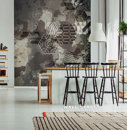 Фотообои в интерьере артикул podLOFT 14, podLOFT, Wall street Фотообои в интерьере артикул podLOFT 14, podLOFT, Wall street