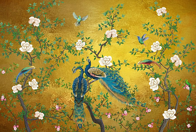 Панно AG-CS-009, Chinoiserie, Design Studio 3D