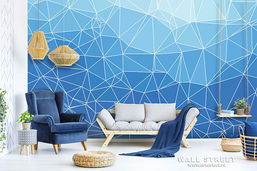 Фотообои в интерьере артикул Geometry 26, ГЕОМЕТРИЯ / GEOMETRY, Wall street
