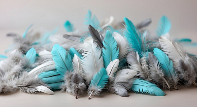 Панно AG-FT-083, Feathers, Design Studio 3D